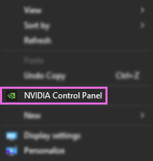 NVIDIA from Desktop