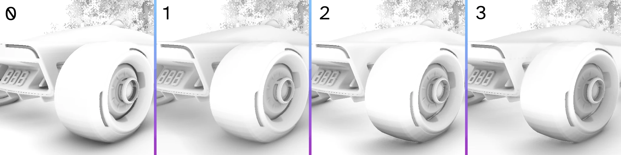 MXAO Modes Comparison